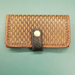 Hand made leather wallet